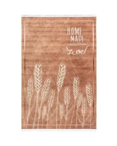 فرش آشپزخانه طرح 25AA0030 قهوه ای 700 شانه