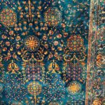 فرش ماشینی سنتی طرح 506 کهکشان 1000 شانه