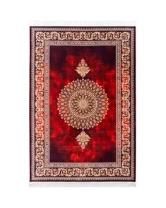 فرش ماشینی سنتی کد 503 قرمز 1200 شانه