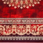 فرش ماشینی سنتی کد 503 قرمز 1200 شانه